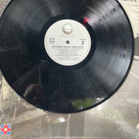 Double Fantasy John Lennon & Yoko Ono Vinyl Record Geffen Records GHS 2001 - Picture 10 of 10